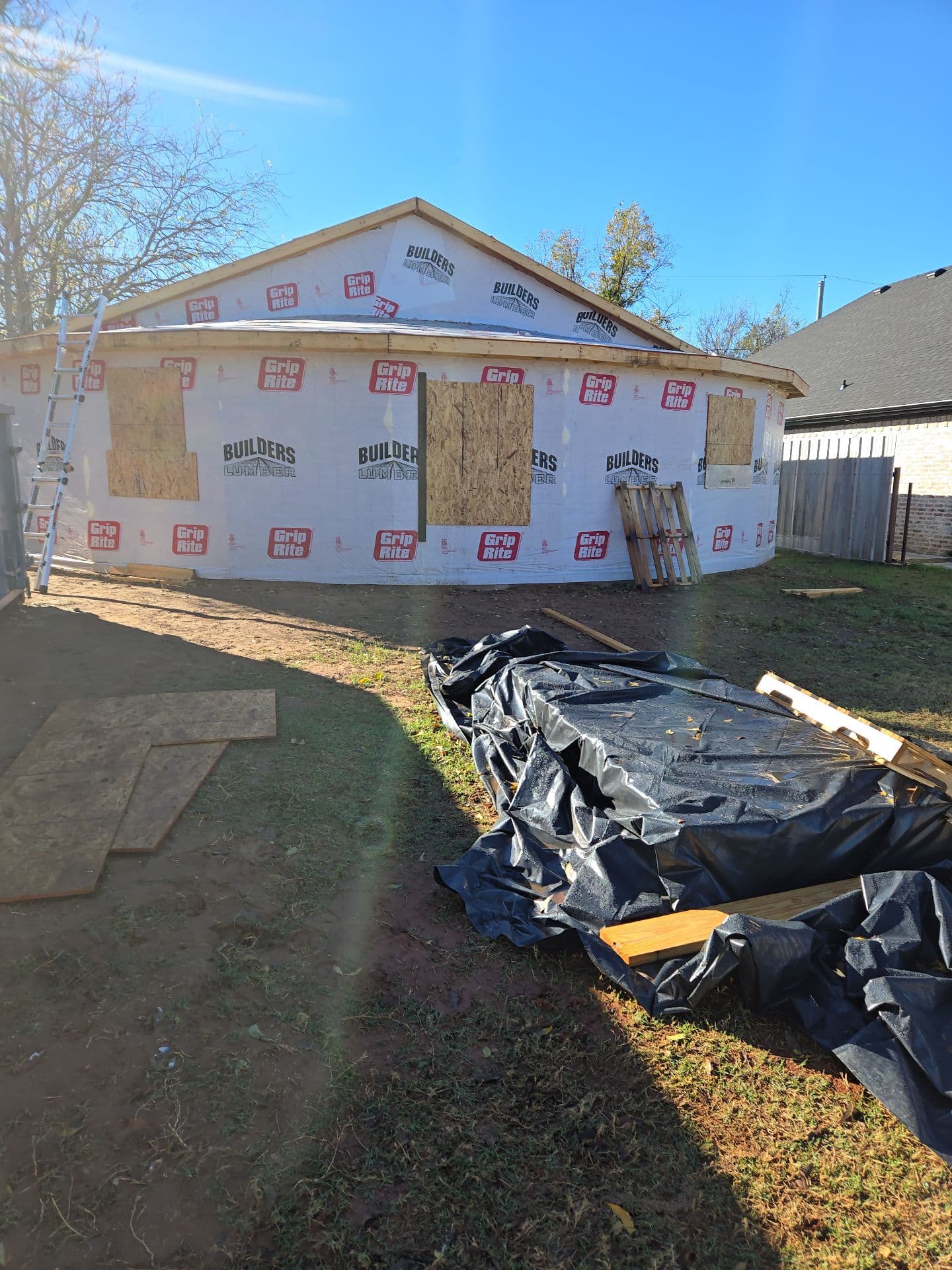 Gallery photos for Custom Home Construction Progress by Guaranteed Roofing & Construction: Image #7